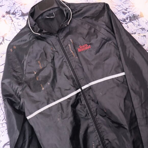 SPORTS ILLUSTRATED JACKET XL *PAINT* Colorado Trading USA Sporty Grunge Casual - Picture 1 of 8